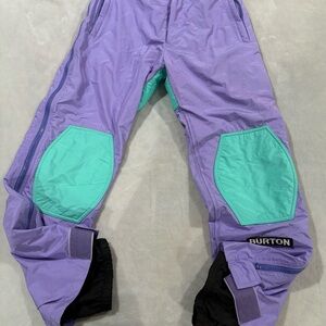 Burton Women's Purple and Teal Straight Leg Pants